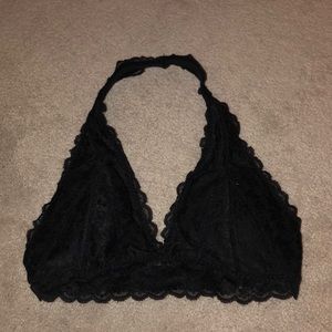 Hollister black bralette